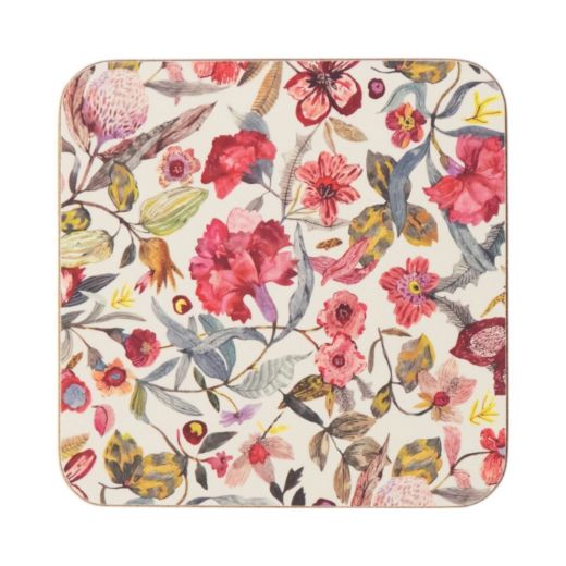 Dessous de verre Zara fleurs 10x10cm (set of 6)