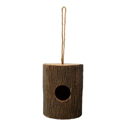 Nichoir tronc d'arbre h20 d16cm