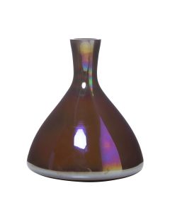 Hubble Vase lustre brown h28 d23,5cm