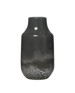 Atlas Vase grey h25 d14,5cm