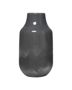 Atlas Vase grey h30 d17,5cm