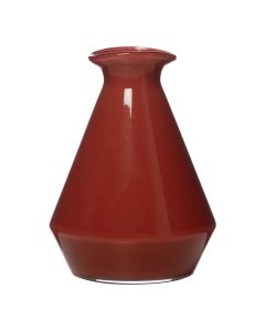 Hillary Vase rouge h19 d14,5cm