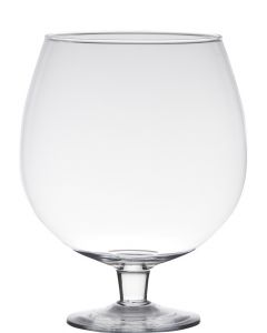 Brandy Vase mit Fuß h24 d14,5 mid.d19,5 