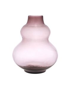 Alice Recycled Bauchvase lila h25 d19 