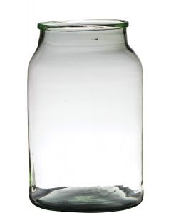 Milky Mouthblown Recycled Milkbottle h34 d22 