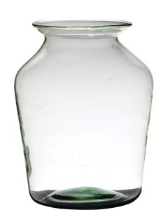 Oval mundgeblasen Recycled Vase h36 d24 