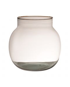  Mouthblown Recycled Ball Vase h29 d29 