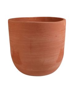 Outdoor Round Bloempot Terracotta oranje h27,5 d30 