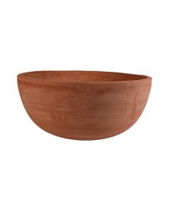 Outdoor Round Bowl Planter Terracotta orange h21 d49,5 