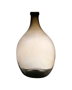 Elegant Luna souffle a la bouche recycle Vase ambre h43 d29 