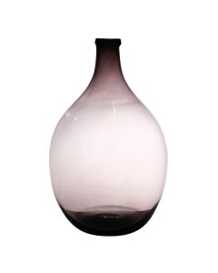 Elegant Luna souffle a la bouche recycle Vase violet h43 d29 