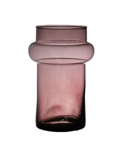 Lune mundgeblasen Recycled Vase lila h25 d16 