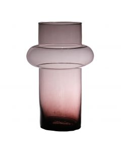 Lune souffle a la bouche recycle Vase violet h30 d19 