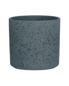 Cylinder Planter Ceramic black h13 d13 