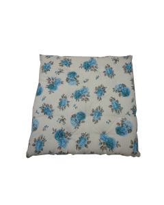 Two Flowers Chair Cushion blue 40x40cm+5cm 