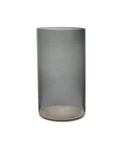 Essentials Levi Transparent Cylinder dark grey h30 d16 