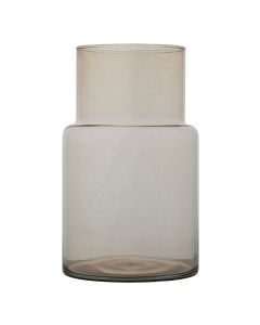 Essentials Tommy Vase Transparent Beige h30 d18,5