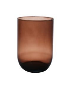 Essentials Emilia Transparent Vase topaze h20 d14 