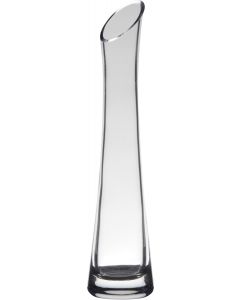 Flute Vase für 1 Blume transparent h25 d6 