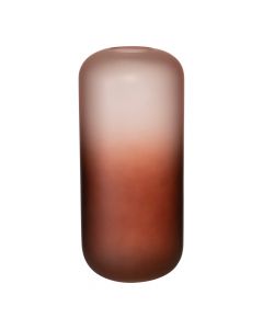 Gigi Vase ombre rose/rouge h28 d13 (cc)