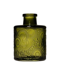 Gabi Pattern Bottle Vase green h8 d6 