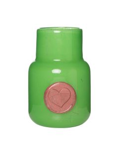 Sarai Vase Heart green h24 d17 