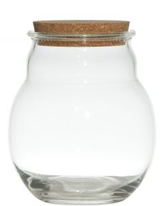 Bubble With Cork Kugelvase h20 d17 