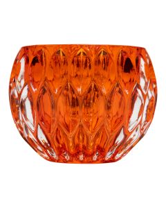 Lucie Tealightholder orange h6 d8 