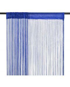  Fadenvorhang 1998 Blau 140x245cm 