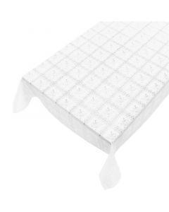 Kabru Pvc Lace Tablecloth white 138cm20mtr 