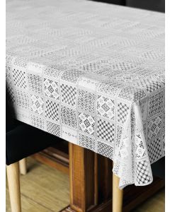 Square Lace Tablecloth white 140cm20mtr 