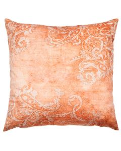 Classic Paisley kussen oranje 50x50cm 