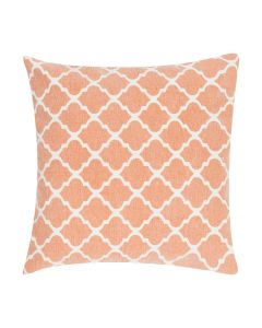 Moroccan Print Cushion orange 45x45cm 