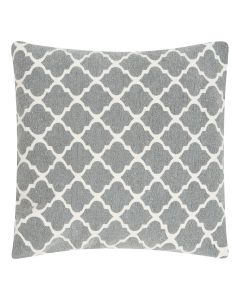 Moroccan Print Cushion taupe 45x45cm 