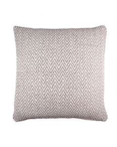 Zigzag Recycled kussen taupe 45x45cm 