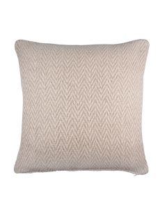 Zigzag Recycled kussen beige 45x45cm 