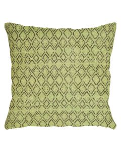 Uneven Diamond Cushion green 45x45cm 