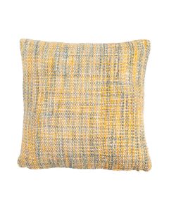 Tye&Dye coussin gris jaune 45x45cm 