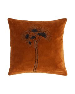 Palm Tree Velvet coussin beige 45x45cm 