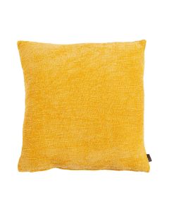 Coco chenille yellow cushion 45 x 45 cm