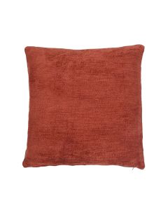 Coco Chenille coussin orange 45x45cm 