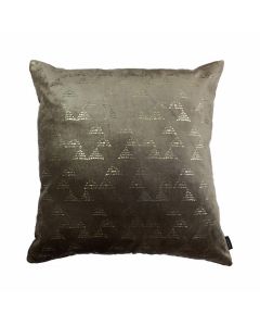 Foil Triangle coussin taupe 45x45cm 