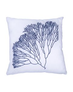 Coral kussen blauw 45x45cm 