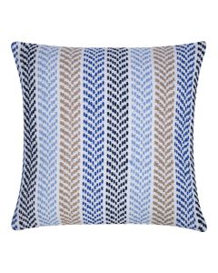 Molly Coussin zig zag bleu 45x45cm