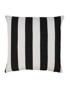 Lef big stripe outdoor dark grey cushion 45x45cm