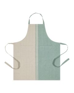 Middle Stripes Apron green 75x90cm 