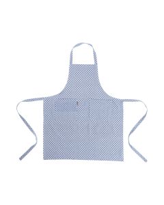 Dutch Check Apron blue 75x90cm 