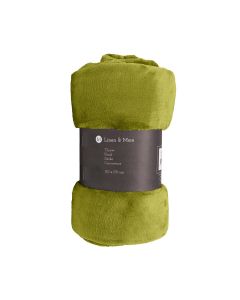 Marmaris blanket olive green 130x170cm