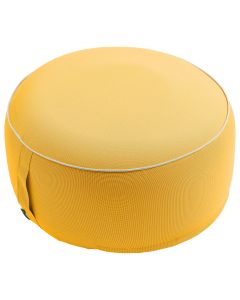 St. Maxime outdoor warm yellow Pouf 55 round x 25 cm high