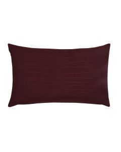 Uneven Stitching kussen bordeaux 30x50cm 